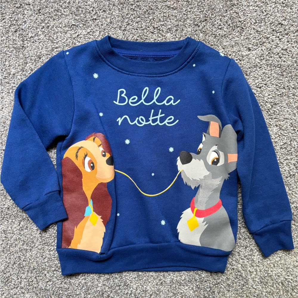 Disney Blue Lady and the Tramp Sweatshirt